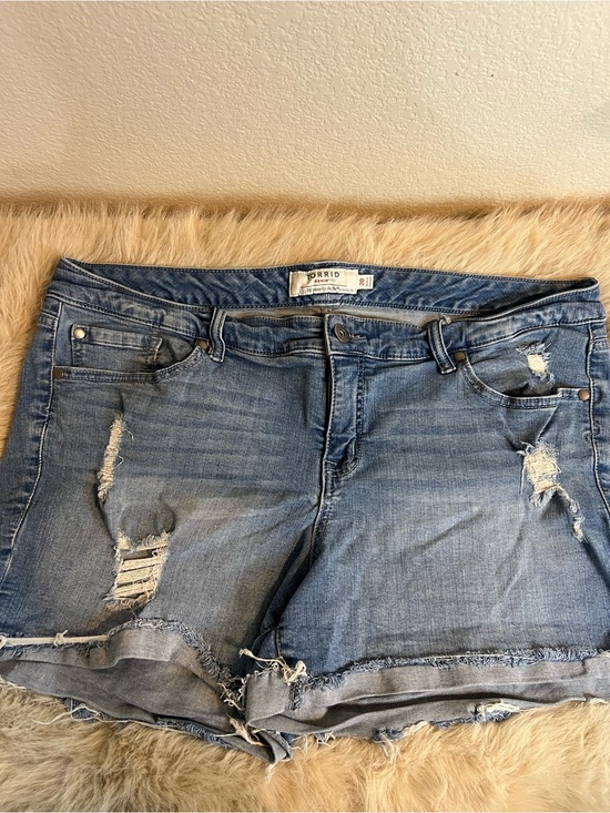 torrid Pants - torrid Light Wash Denim Shorts